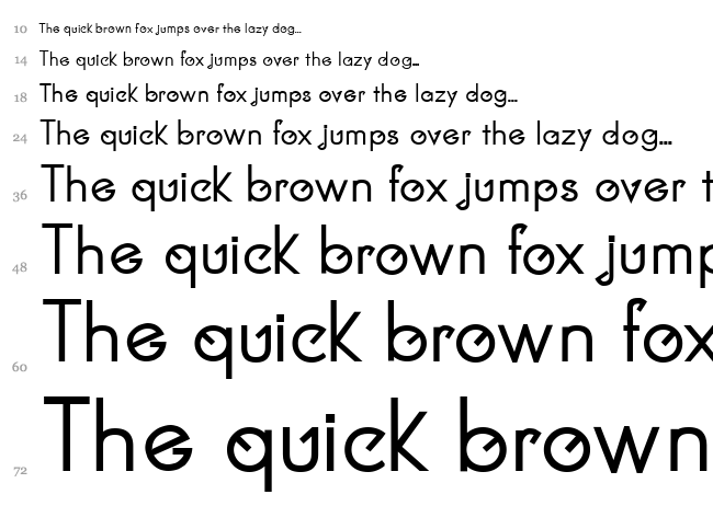 Clocker font waterfall